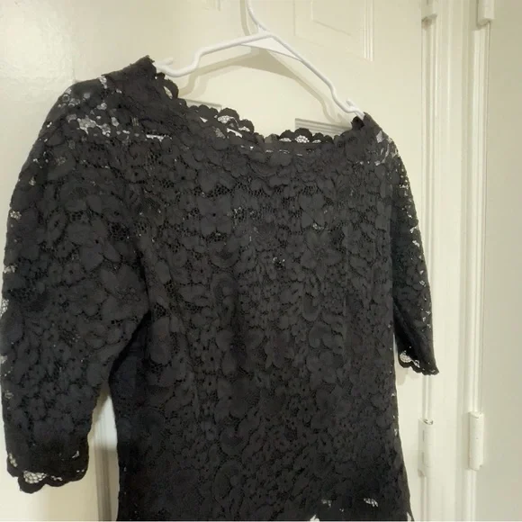 chinese dress ladies Teri Jon Lace and Tulle Fit and Flare Dress Size 10